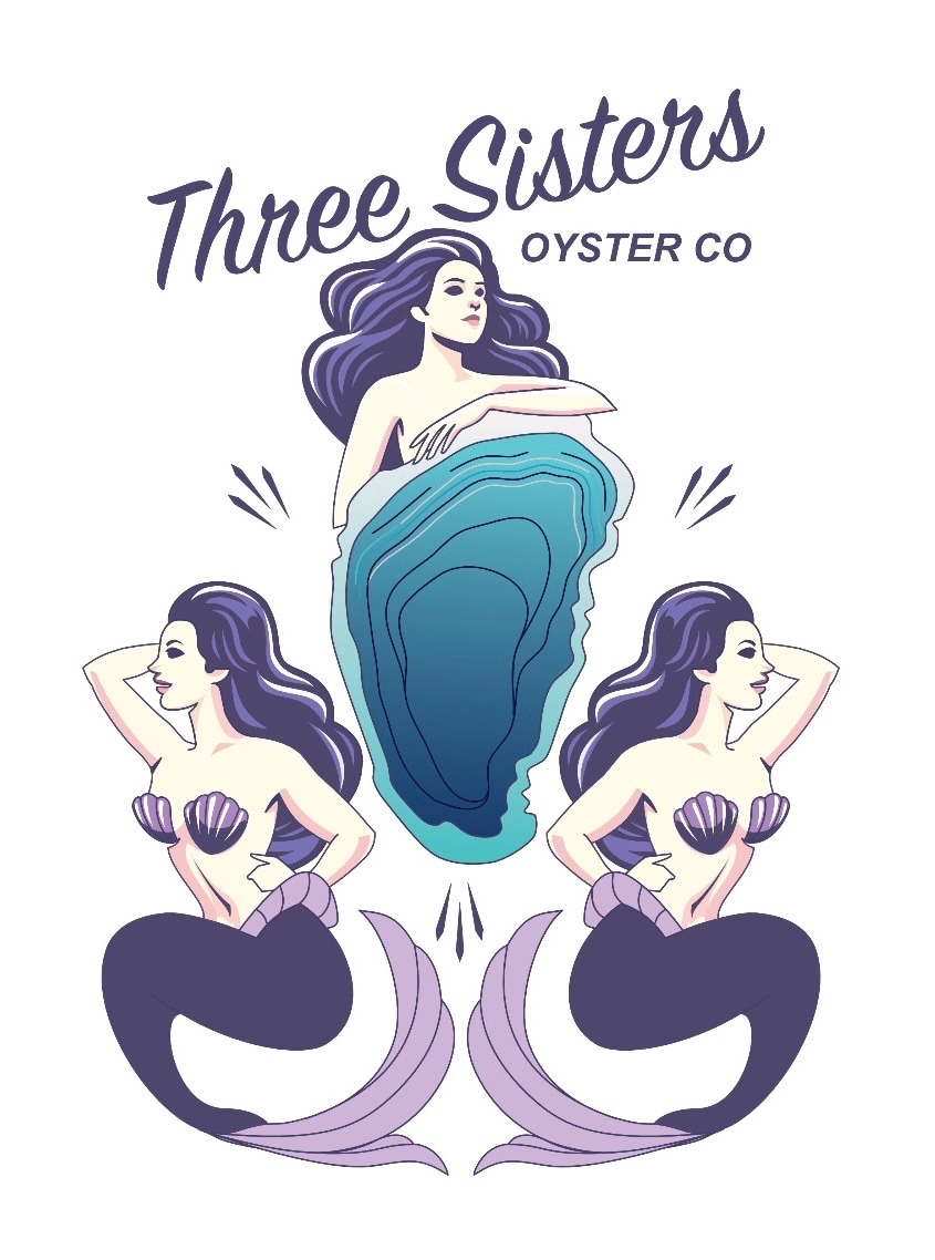 Three Sisters Oyster Co. Logo